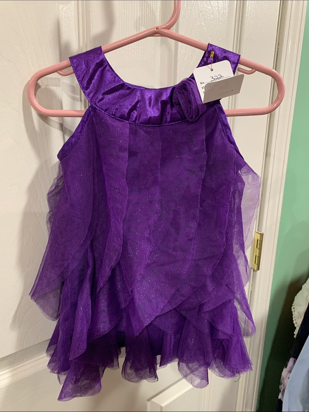 healthtex Purple Sparkle Tulle Party Dress for Girls
